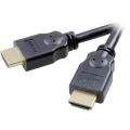 HDMI priključni kabel [1x HDMI-utikač 1x HDMI-utikač] 1.50 m crn slika