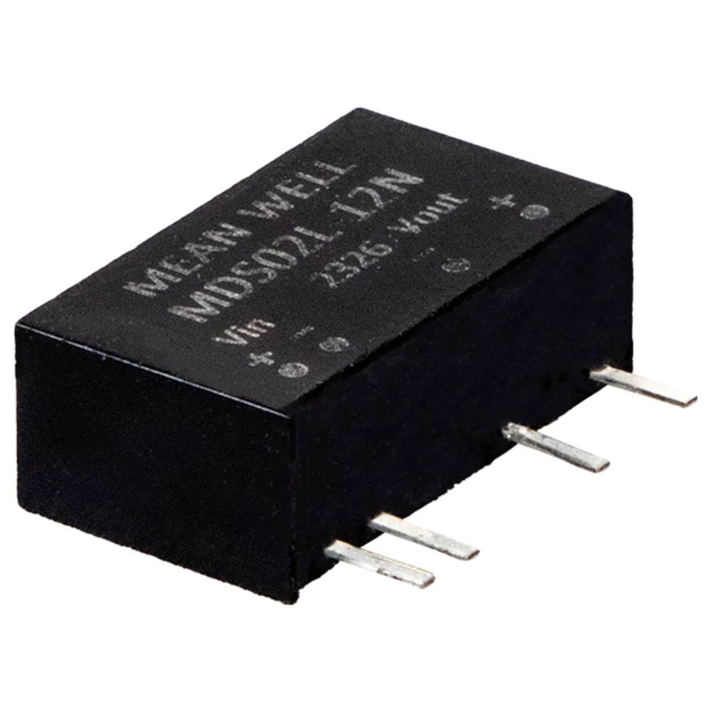 MEAN WELL MDS02L-12N DC/DC pretvarač za tiskano vezje 12 V 0.167 A 2 W Broj izlaza: 1 x Content 1 kom. slika