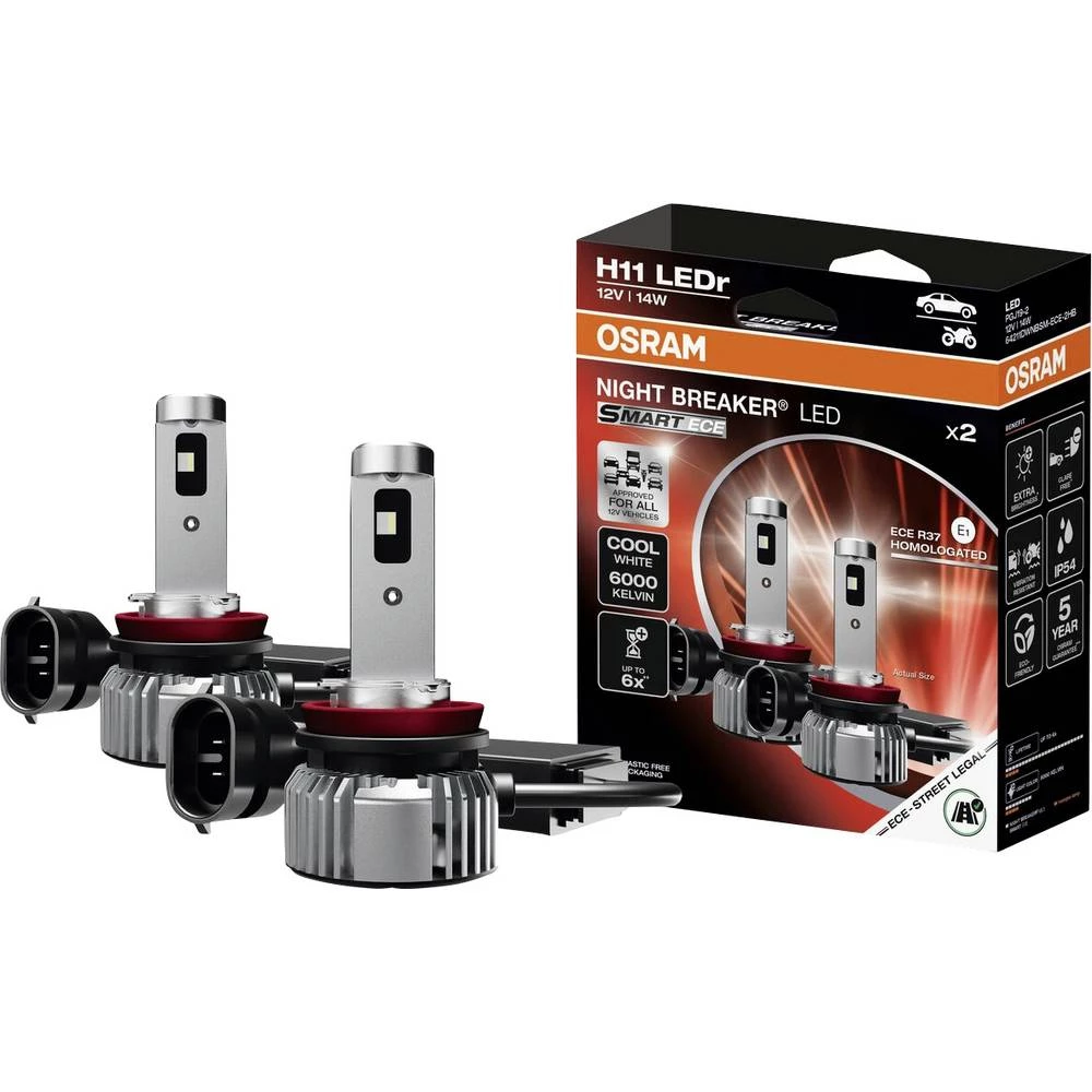Osram Automotive 64211DWNBSM-ECE-2HB led žarulje H11 12 V slika