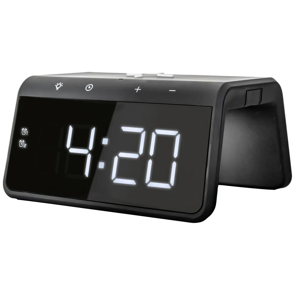 Caliber  HCG019QI-BA    budilica  crna  Vrijeme alarma 2 slika