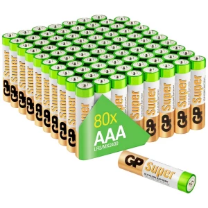GP Batteries Super micro (AAA) baterija alkalno-manganov  1.5 V 80 St. slika
