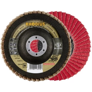 Rhodius JUMBO SPEED ventilatorski disk 125 x 22,23 - P80 Rhodius 208748 promjer 125 mm slika