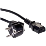 Akyga struja adapterski kabel [1x sigurnosni utikač  - 1x ženski konektor IEC c13, 10 a] 1.50 m crna