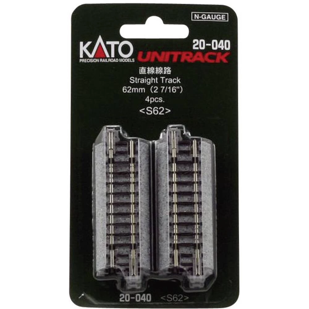 7078010 N Kato unitrack ravna tračnica 62 mm 4 St. slika