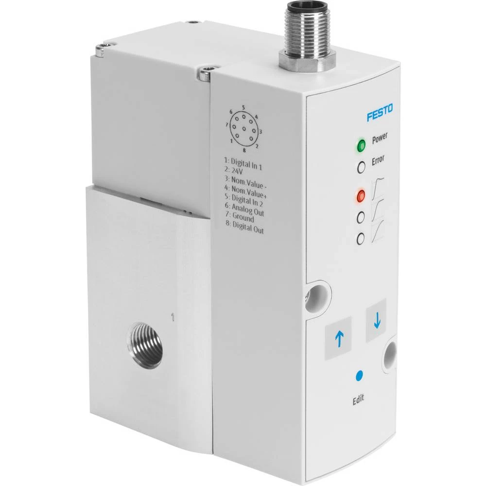 FESTO proporcionalni regulacijski ventil tlaka 571296 VPPM-8L-L-1-G14-0L6H-V1P g 1/4, g 1/4  Materijal kućišta aluminijska prerađena legura  1 St. slika