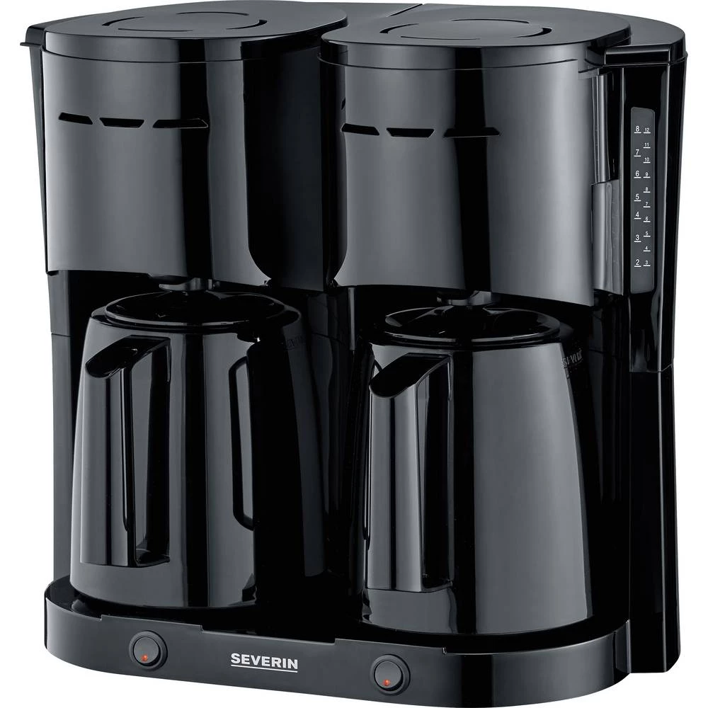 Severin 5829 aparat za kavu crna  Kapacitet čaše=8 termosica slika