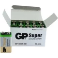 GP Batteries GP1604A / 6LR61 9 V block baterija alkalno-manganov 9 V 10 St. slika