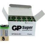 GP Batteries GP1604A / 6LR61 9 V block baterija alkalno-manganov 9 V 10 St.