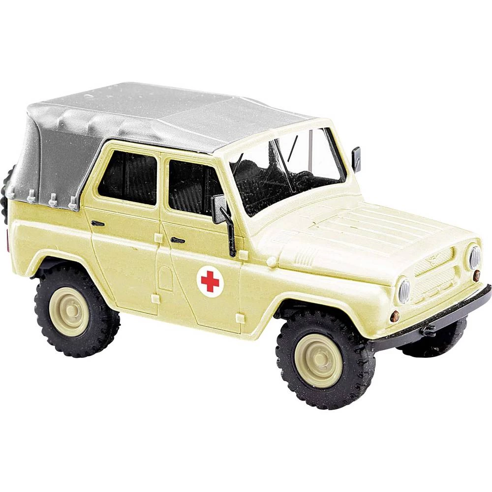 Busch 52109 h0 UAZ 469 s krovom, DRK slika
