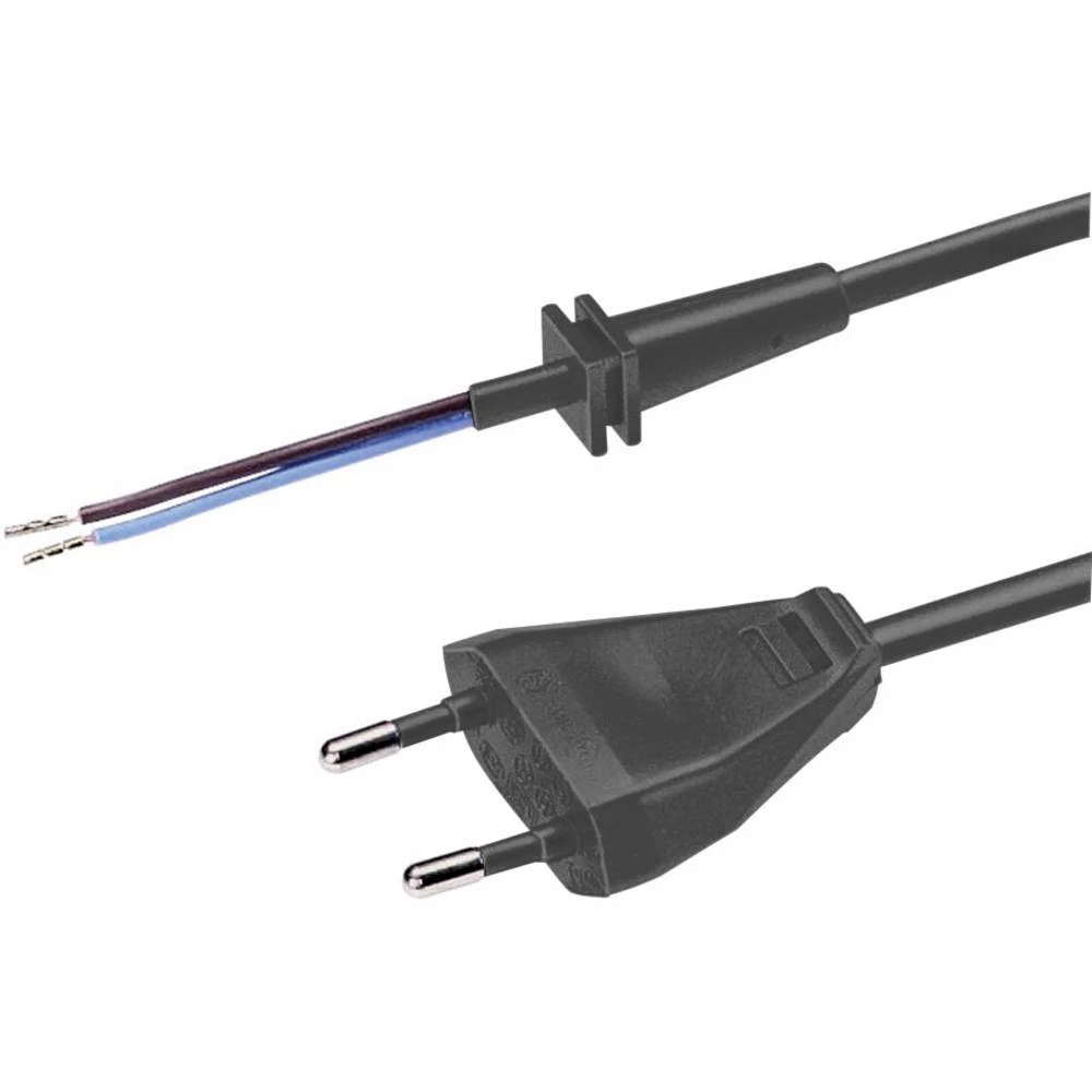 Basetech 611986 Mrežni kabel, priključni kabel za štednjak Crna slika