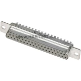 D-SUB letva sa ženskim kontaktima 180 ° broj polova: 37 lemna čaša Harting 09 67 237 4715 1 kom.