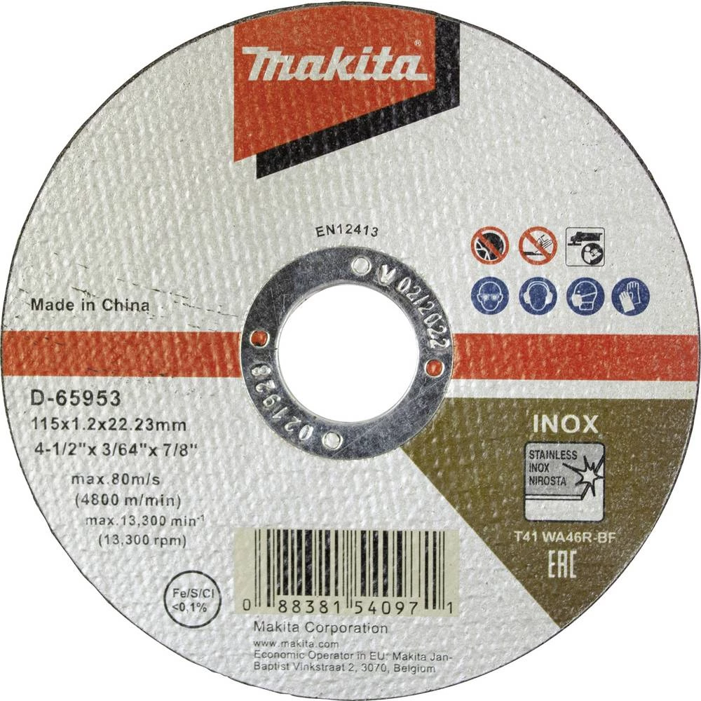 Makita D-65953 D-65953 rezna ploča 115 mm 1 kom. slika