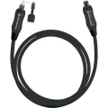 Oehlbach Toslink Digitalni audio Priključni kabel [1x Muški konektor Toslink (ODT) - 1x Muški konektor Toslink (ODT)] 3 m Crna slika