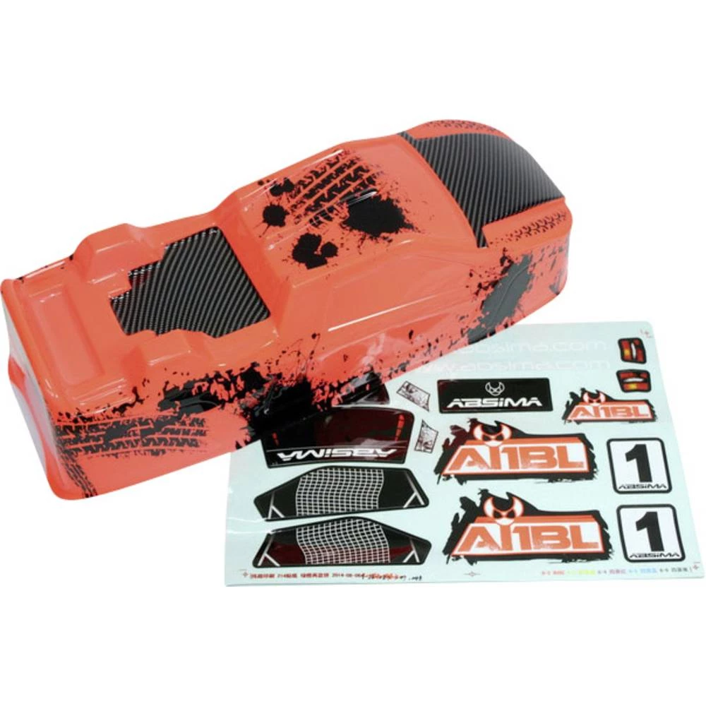 Rezervni dio Absima 1230066 Karoserija za Truggy narančasta slika