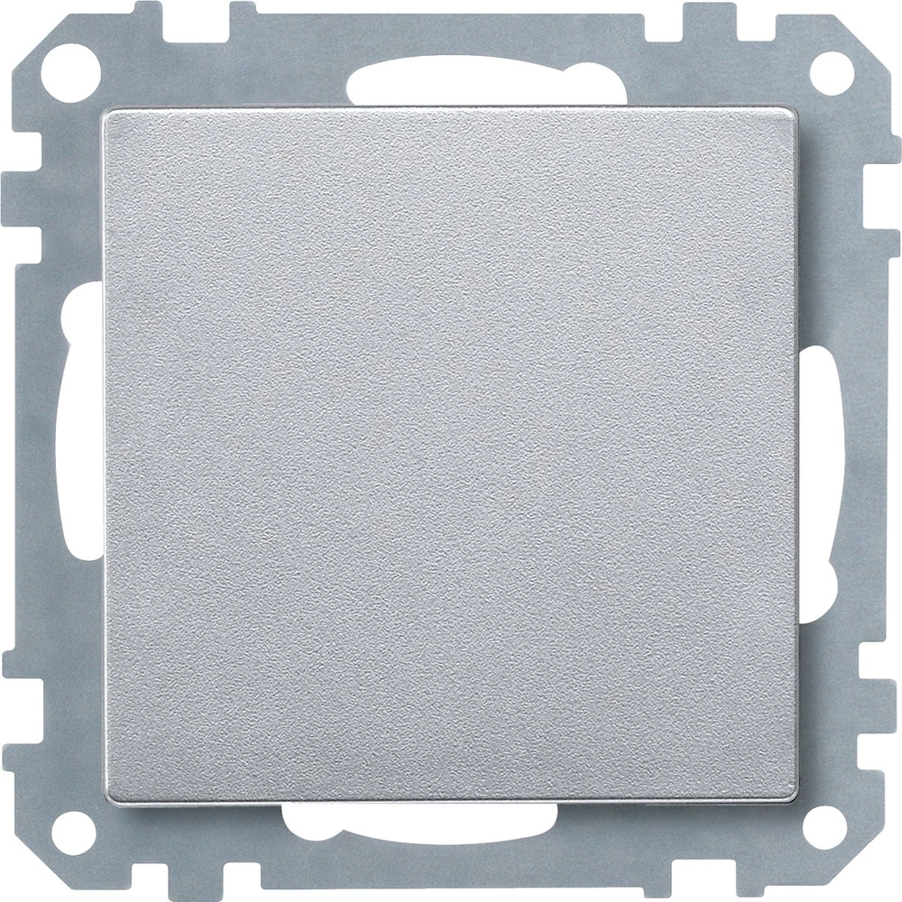 Merten Slijepi poklopac Sustav M Aluminij boja 391860 slika