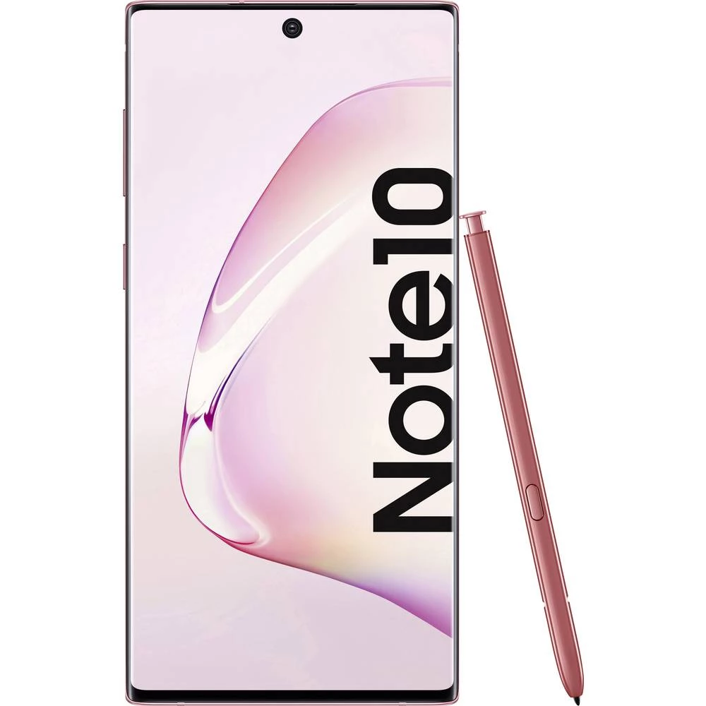 Samsung Galaxy Note 10 256 GB 6.3 "(16 cm)Dual-SIM Android&trade; 9.0 16 MPix, 12 MPix, 12 MPix Ružičasta slika