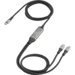 Renkforce USB kabel USB 2.0 USB-C® utikač 1.50 m crna RF-6721084
