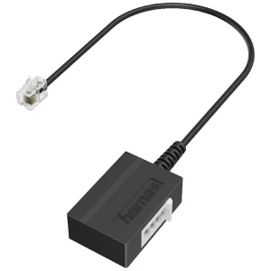 Hama DSL priključni kabel [1x muški konektor TAE-F - 1x RJ45-muški konektor 8p2c] 6 m crna slika