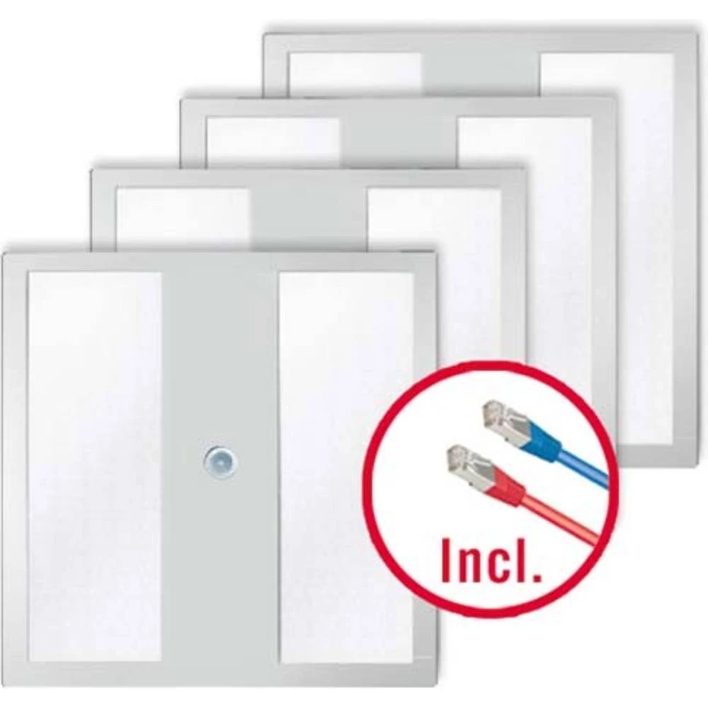 LED stropna svjetiljka LED LED fiksno ugrađena ESYLUX PNLNOV11 #EQ10110566 EQ10110566 Bijela slika