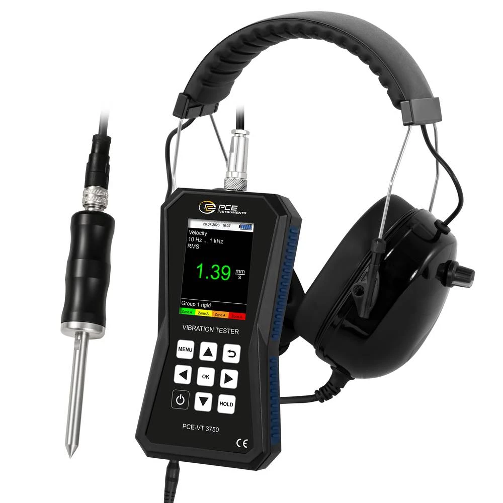 PCE Instruments PCE-VT 3750S uređaj za mjerenje vibracija ±2 % slika