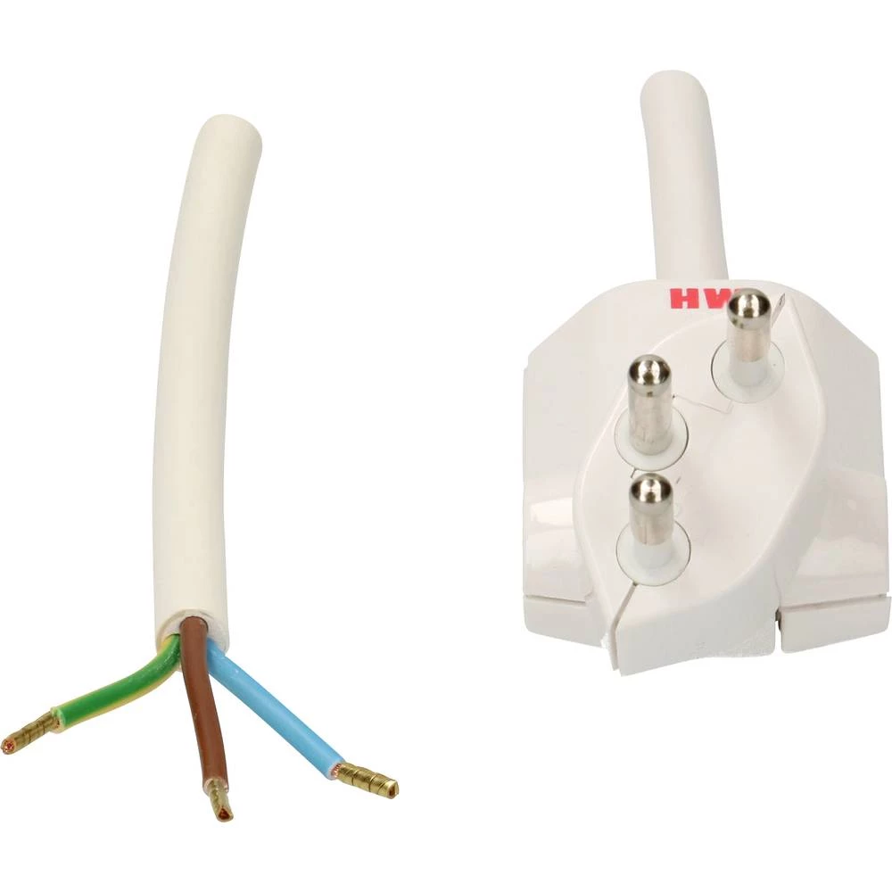 Max Hauri 135542 struja priključni kabel  bijela 3.00 m slika