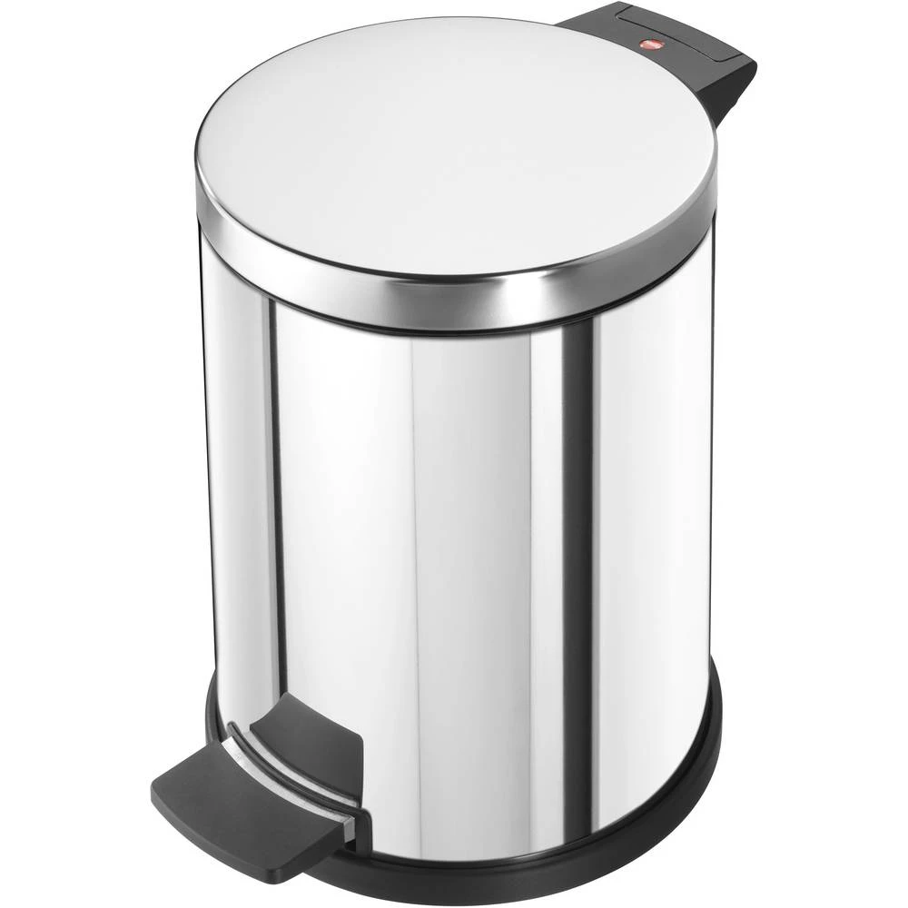 Kontejner za limenke 12 l Hailo Solid M (Š x V) 280 mm x 360 mm Srebrna Mehanizam stopalo-pedal 1 ST slika