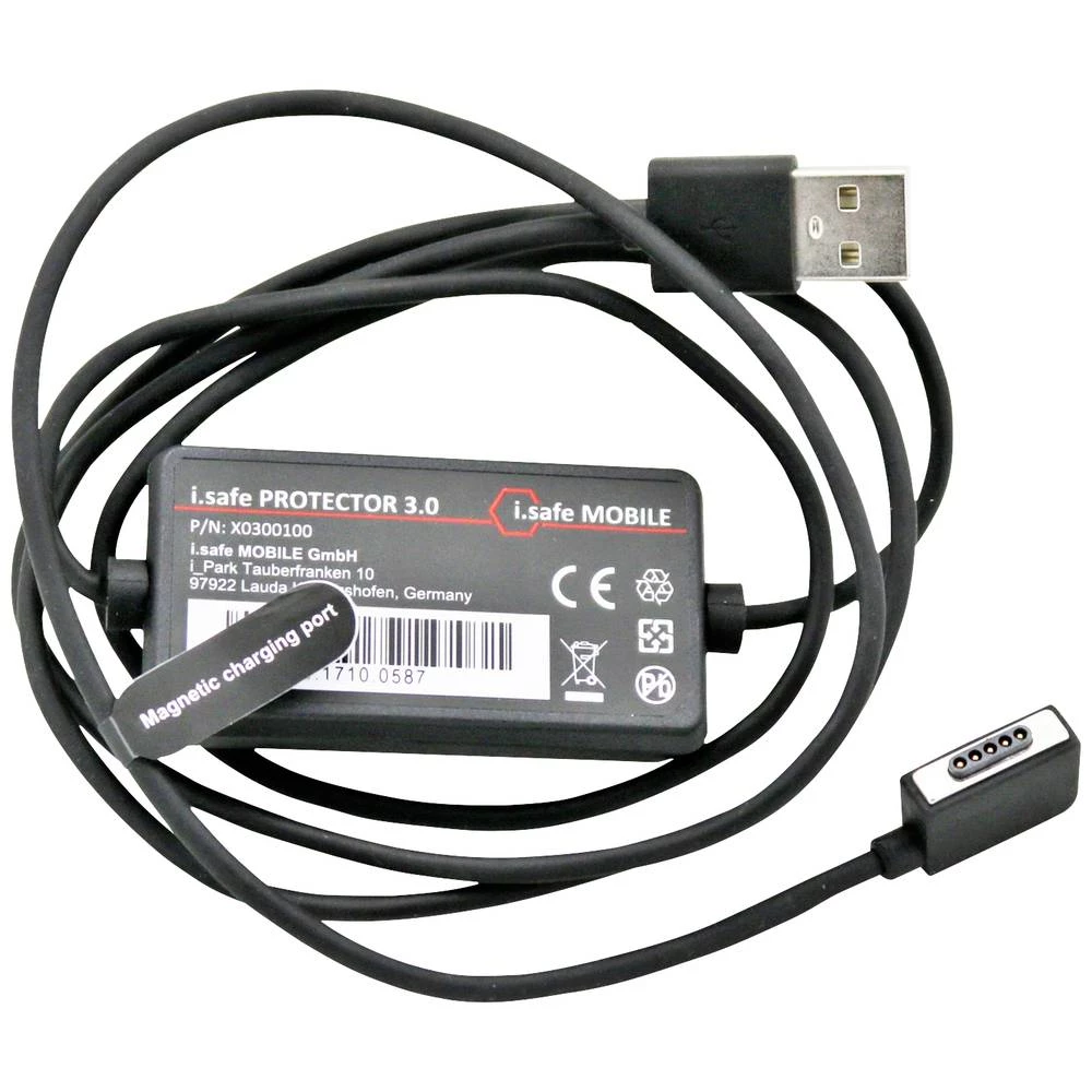 i.safe MOBILE PROTECTOR 3.0 stanice za punjenje za mobitel s magnetnim priključkom USB crna slika