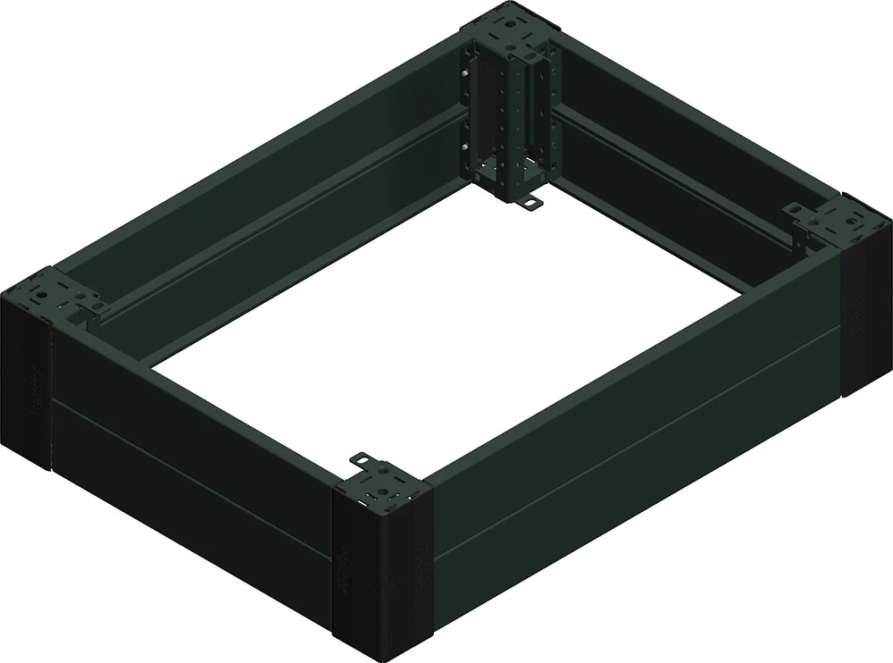 Podnožje (Š x V) 1600 mm x 200 mm Siva Schneider Electric NSYSPF16200 1 ST slika