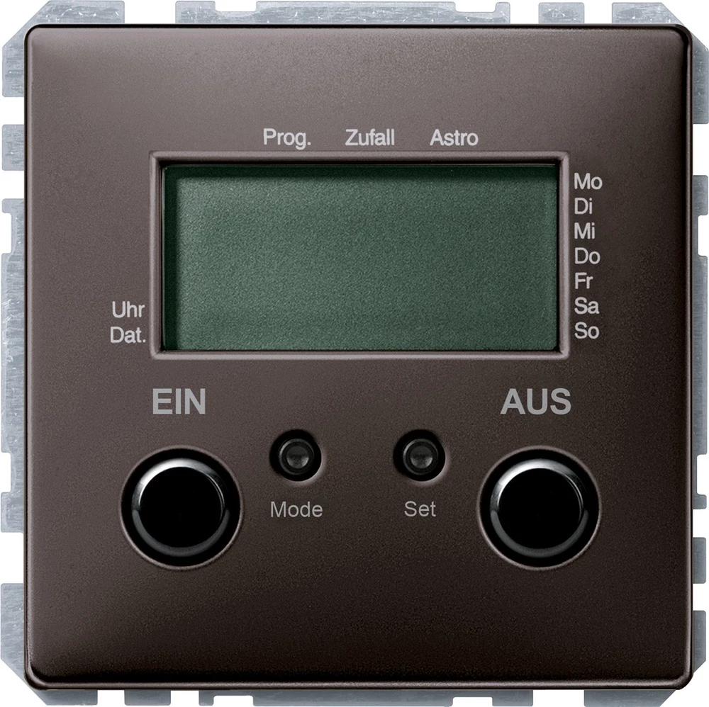 Podžbukni vremenski prekidač Digitalno Merten 584015 1000 W Astro funkcija, Random funkcija slika