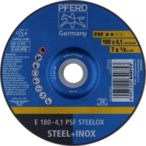 PFERD 62017950 E 180-4,1 PSF STEELOX ploča za grubu obradu s glavom  180 mm 22.23 mm 10 St. slika