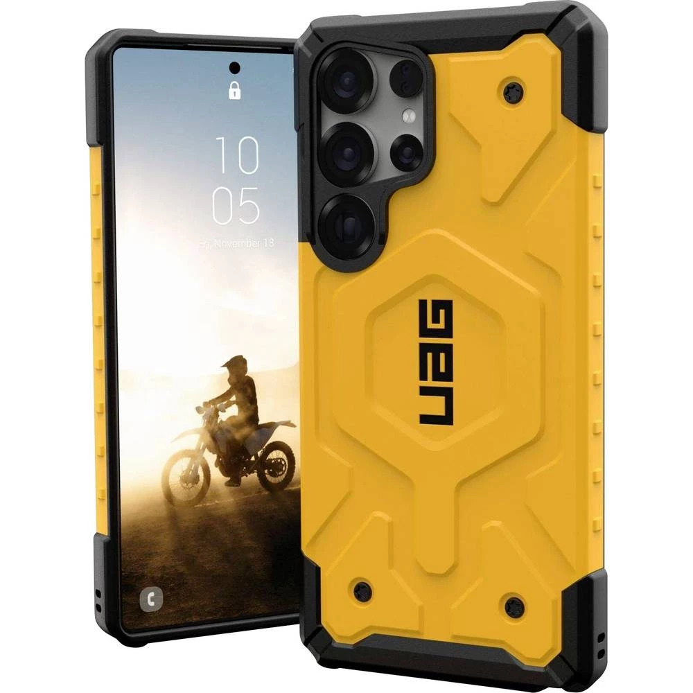 Urban Armor Gear Pathfinder vanjska torbica za mobilni telefon Samsung Galaxy S25 Ultra žuta induktivno punjenje, otporn slika