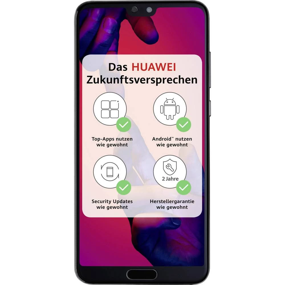 HUAWEI 14.7 cm (5.8 ") 2.36 GHz, 1.8 GHz Octa Core 128 GB 20 MPix, 12 MPix Android&trade; 8.1 Oreo Crna slika