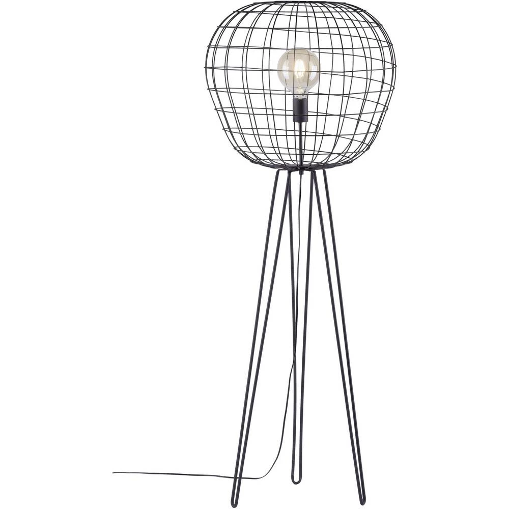 LeuchtenDirekt FABIO 15838-18 Podna svjetiljka E27 Crna slika