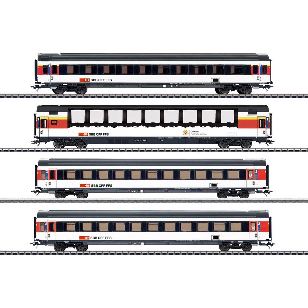Märklin 43651 H0 Set od 4 osobna automobila SBB-a slika
