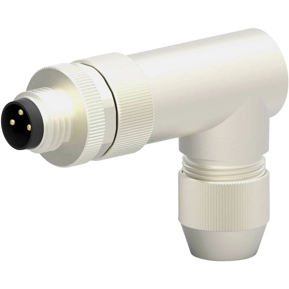 Utični konektor za senzor/aktivator, nekonfekcionirani M8 Kutni muški konektor Broj polova: 3 TE Connectivity T4013019031-000 1 slika