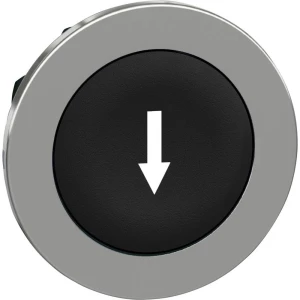 Schneider Electric ZB4FA335 prednji element za tipku plosnat, ponovno postavljiv (Ø) 30.5 mm ↓ krom boja, crna 1 St. slika