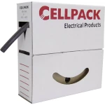 CellPack 127139 Skupljajuća cijev bez ljepila Crna 24 mm Stopa skupljanja:3:1 4 m