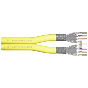 Digitus DK-1743-A-VH-D-1 mrežni kabel CAT 7a S/FTP  žuta 100 m slika