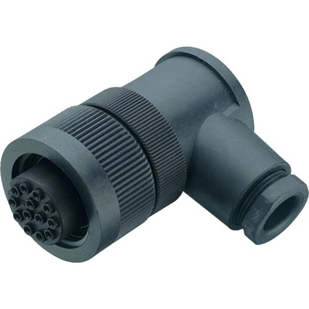 binder 99 0738 70 24-20 kutna utičnica ženski konektor, kutni Ukupan broj polova: 24 Serija (Okrugli utični konektori): slika