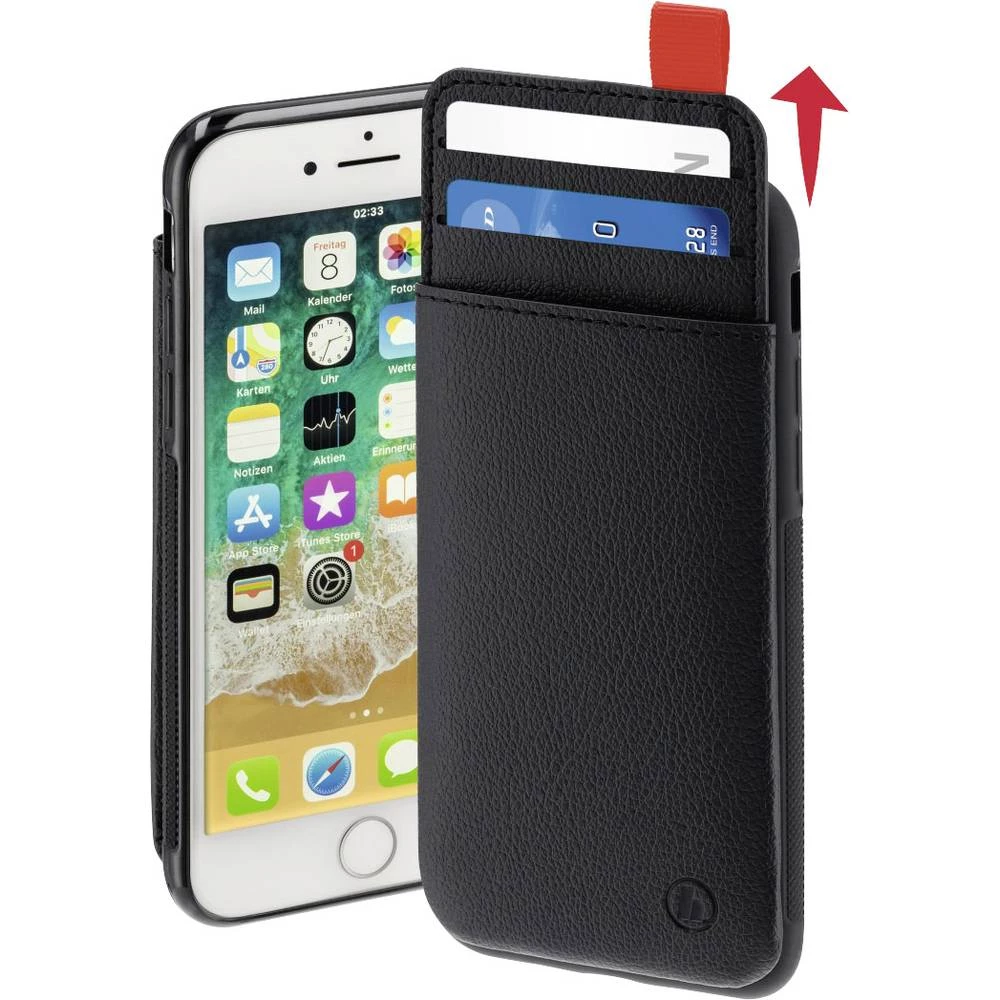 Hama CO RED SE.1 Etui iPhone 6, iPhone 6S, iPhone 7, iPhone 8 Crna slika