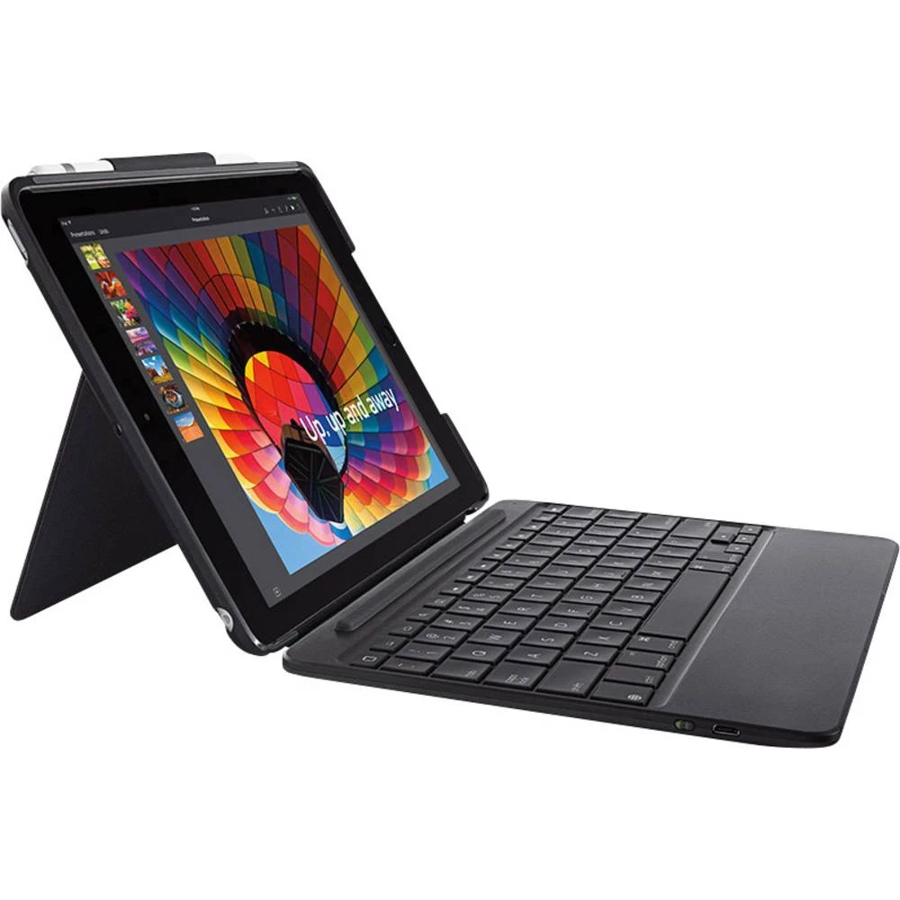 Tipkovnica za tablet s BookCover Logitech SLIM COMBO Pogodno za marke (tablet računala): Apple iPad 9.7 (ožujak 2017), iPad 9.7 slika
