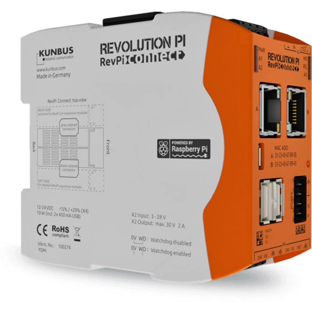 PLC modul za proširenje Kunbus RevPi Connect PR100274 24 V slika