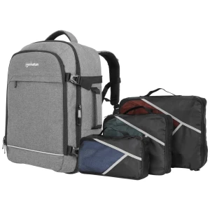 Manhattan ruksak za prijenosno računalo Notebook-Rucksack mit Gerätefächern für Laptops bis zu 17,3'',Tablets bis zu 11'' Prikladno za maksimum: 43,9 cm (17,3'') siva slika