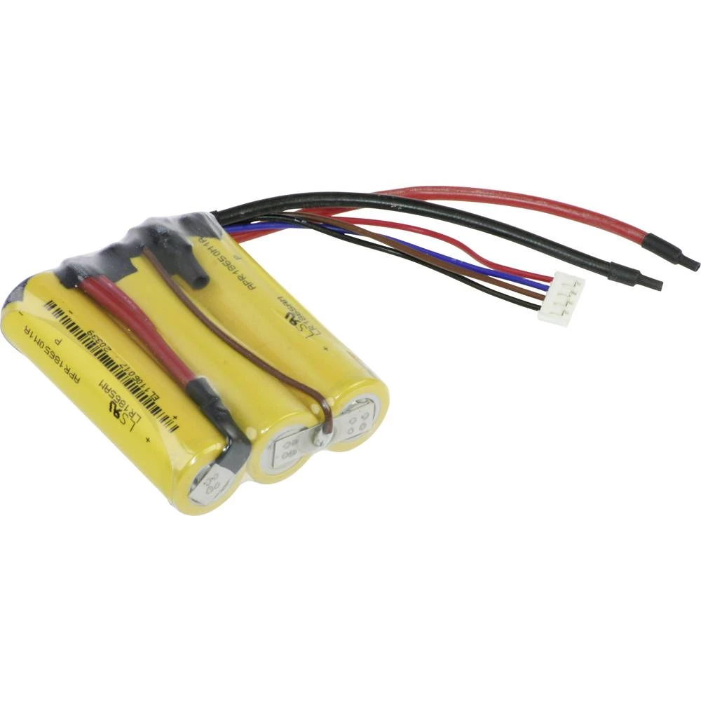 Aku-pack 3x 18650 Kabel, Utikač LiFePO 5 XCell Reihe F1x3 9.9 V 1100 mAh slika