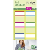 Sigel ljepljivi marker HN201 38 mm x 25 mm crvena, magenta, plava boja, cijan, zelena, žuta 60 St.