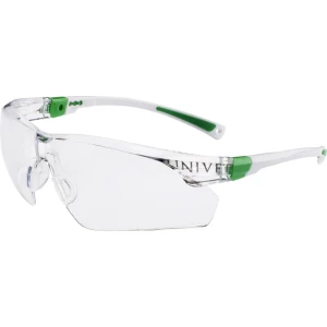 Zaštitne radne naočale Uklj. zaštita protiv zamagljivanja, Uklj. UV zaštita Univet 506UP 506U-03-00 Bijela, Zelena DIN EN 166 slika