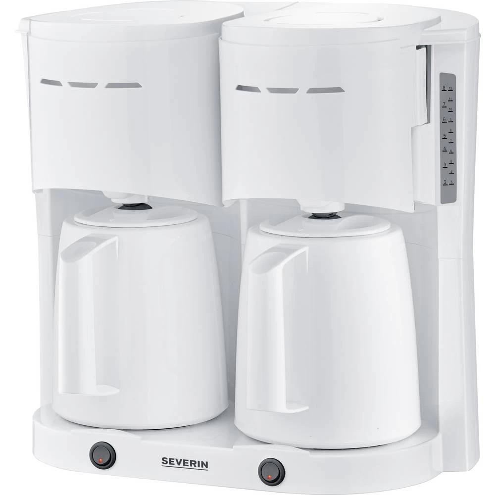Severin 5830 aparat za kavu bijela  Kapacitet čaše=8 termosica slika