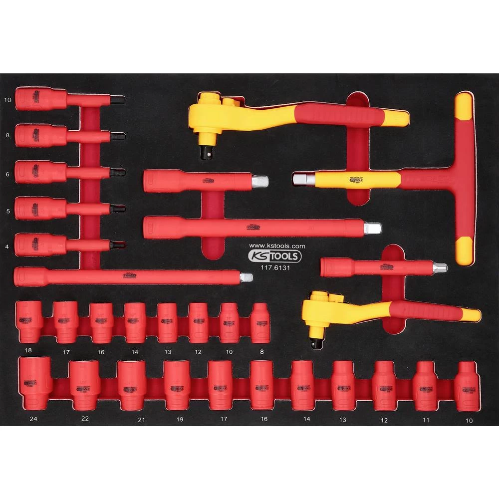 KS Tools 117.6131 komplet nasadnih ključeva 117.6131 slika