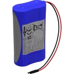 Ansmann 1S2P aku-pack 2x 18650 kabel Li-Ion 3.6 V 5100 mAh