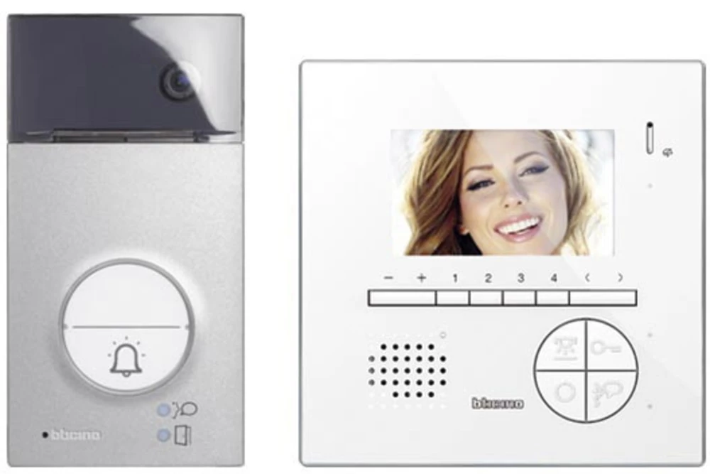 Video portafon 2-žični, WLAN 2-žični transformator, napajanje, kompletan set Legrand 5145742 1 obiteljska kuća, bijele boje slika